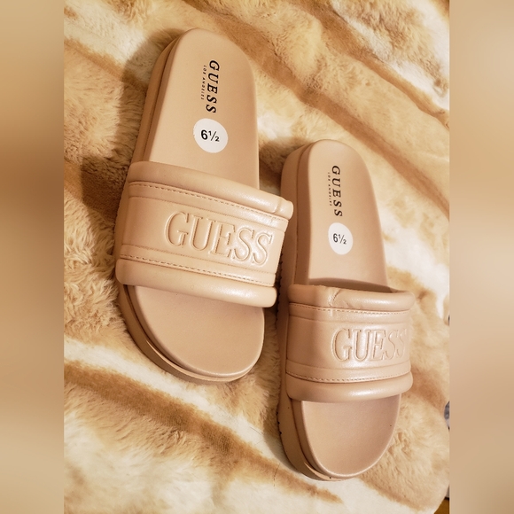 Guess / Women's Nude Slides / 6.5 - Picture 3 of 8